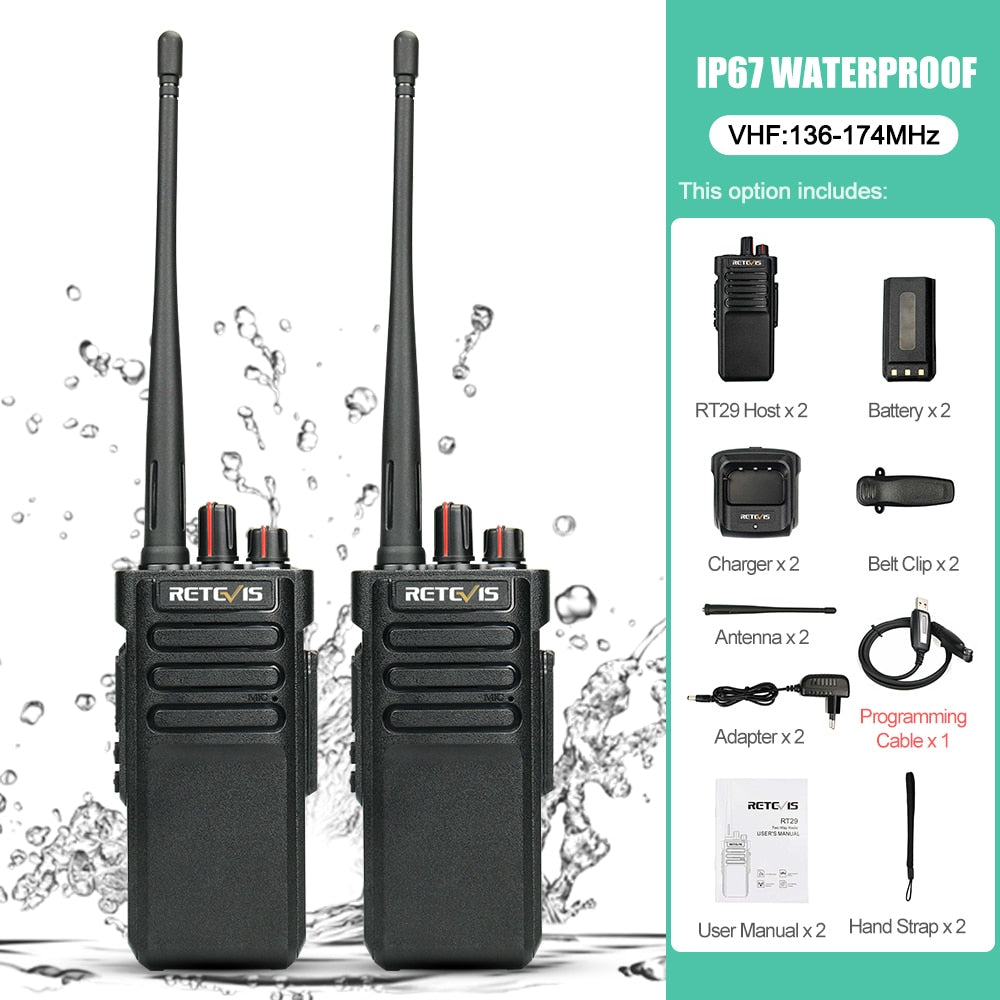 RETEVIS RT29 10W Radio Receiver Long Range (IP67 Waterproof)