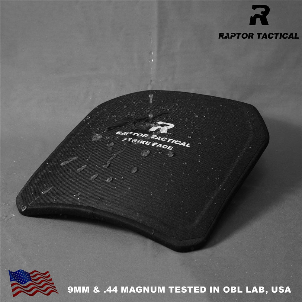 RAPTOR Level 3 Bulletproof Plates Ballistic (Pad 10x12 inches)