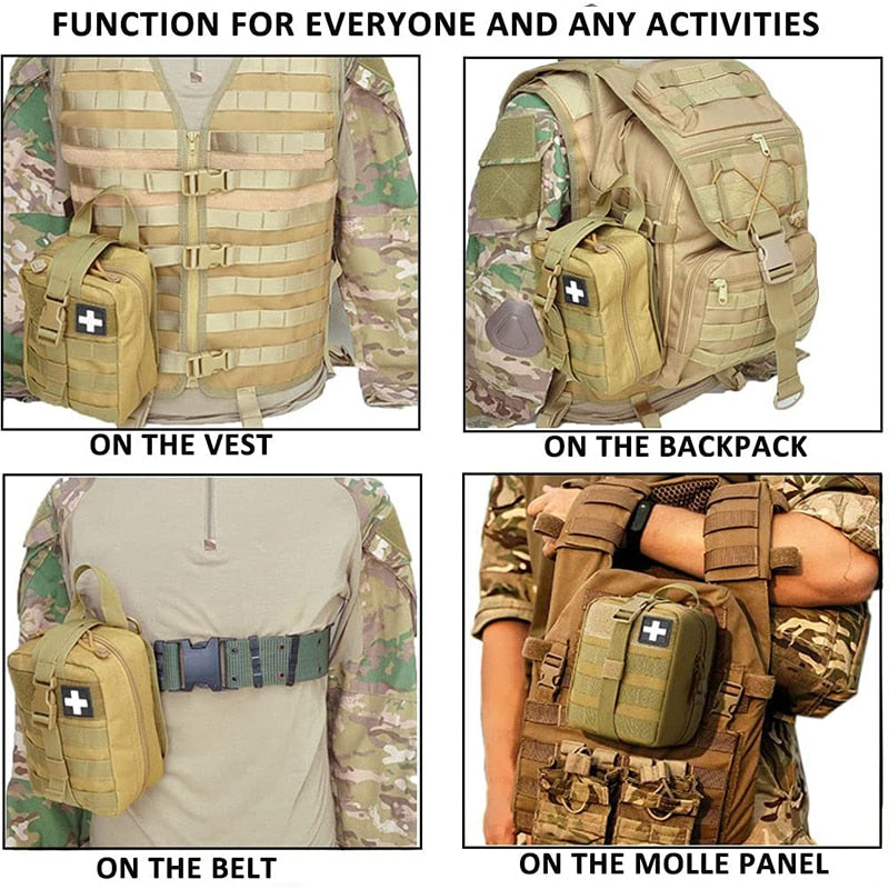 Botiquín de primeros auxilios Tactical Molle Medical Bag Military