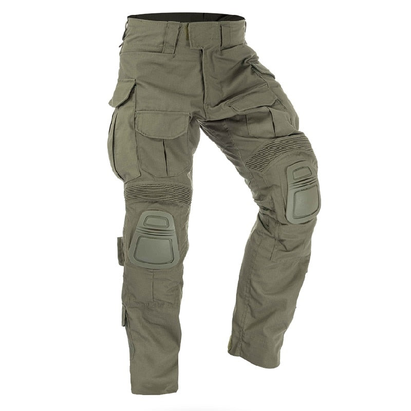 Pantaloni da combattimento IDOGEAR G3 con ginocchiere (Impermeabili in teflon)