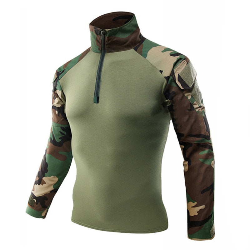 FROG Military Shirt Camouflage Army Tactical