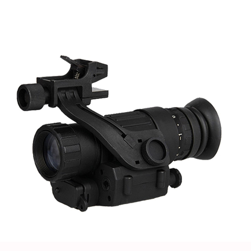 Dispositivo de visión nocturna infrarroja táctica, Monocular de mira telescópica de caza con iluminación IR integrada para disparar