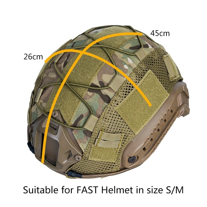 Funda de casco táctico IDOGEAR para casco FAST (Talla S-L)