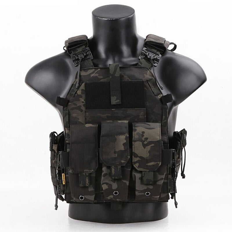 Fast Response Plate Carrier Vest CAMOBLACK