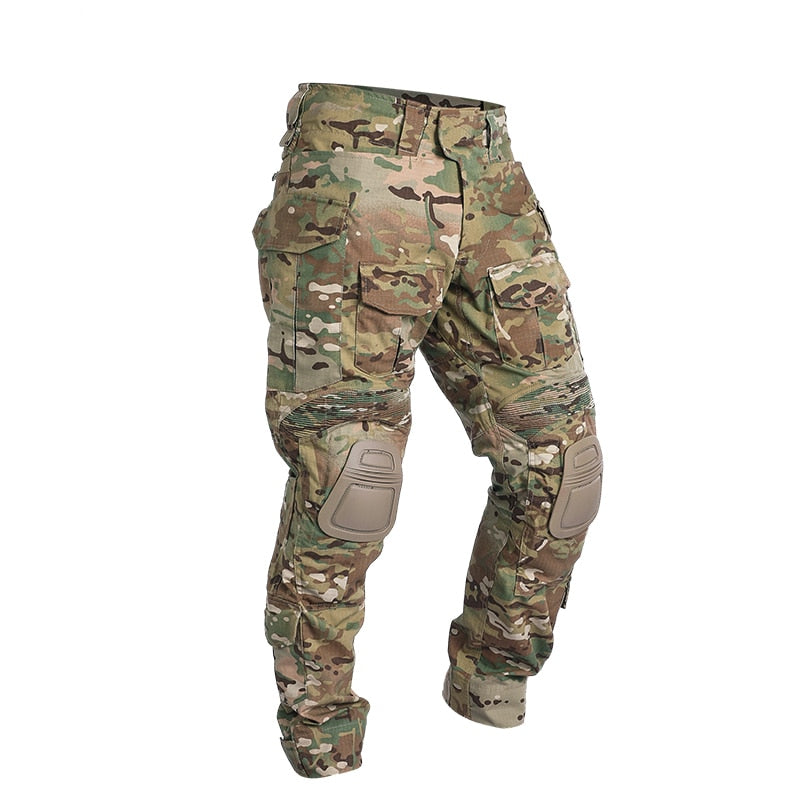 Pantaloni da combattimento IDOGEAR G3 con ginocchiere (Impermeabili in teflon)