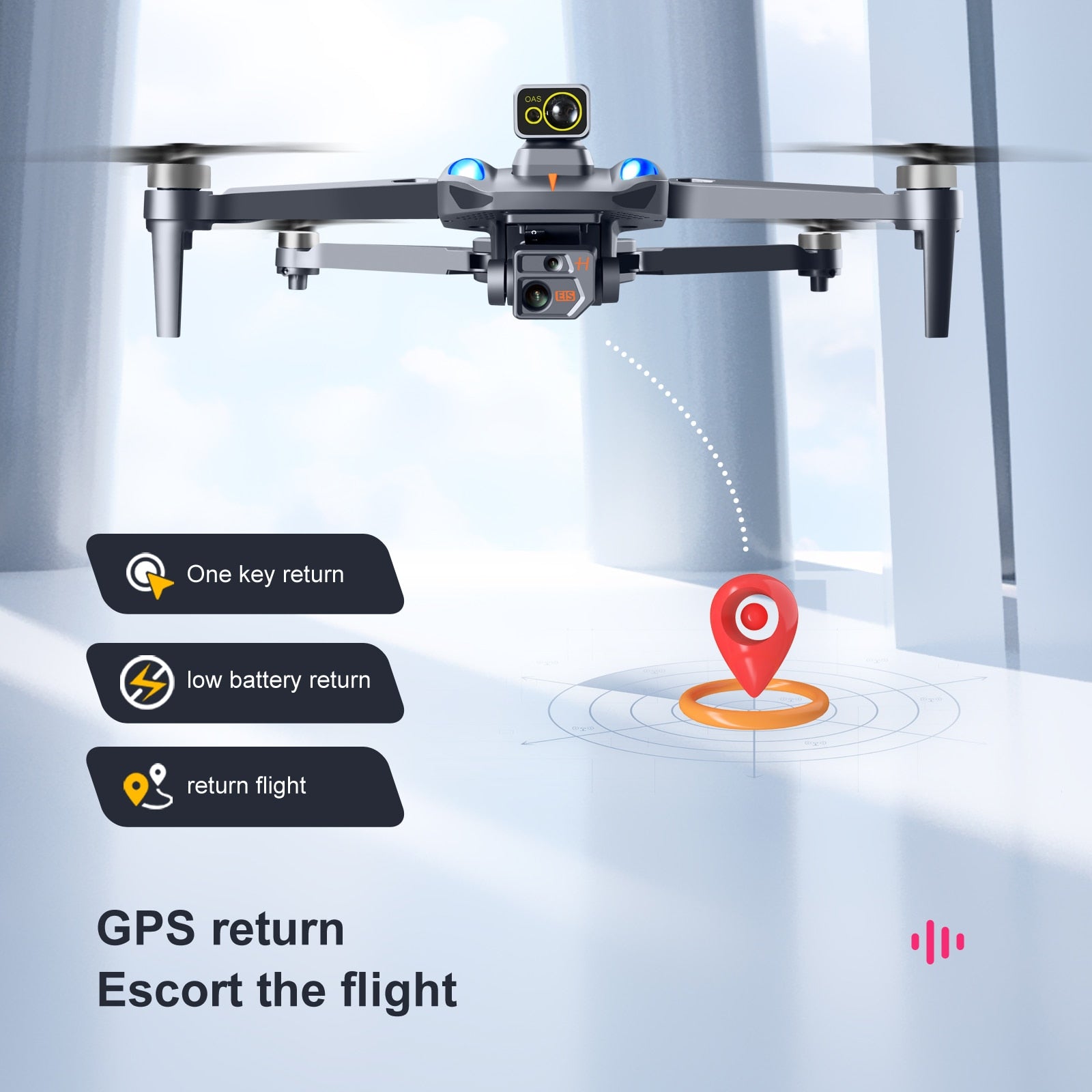 GPS Drone 4K Professional Evita gli ostacoli 8K