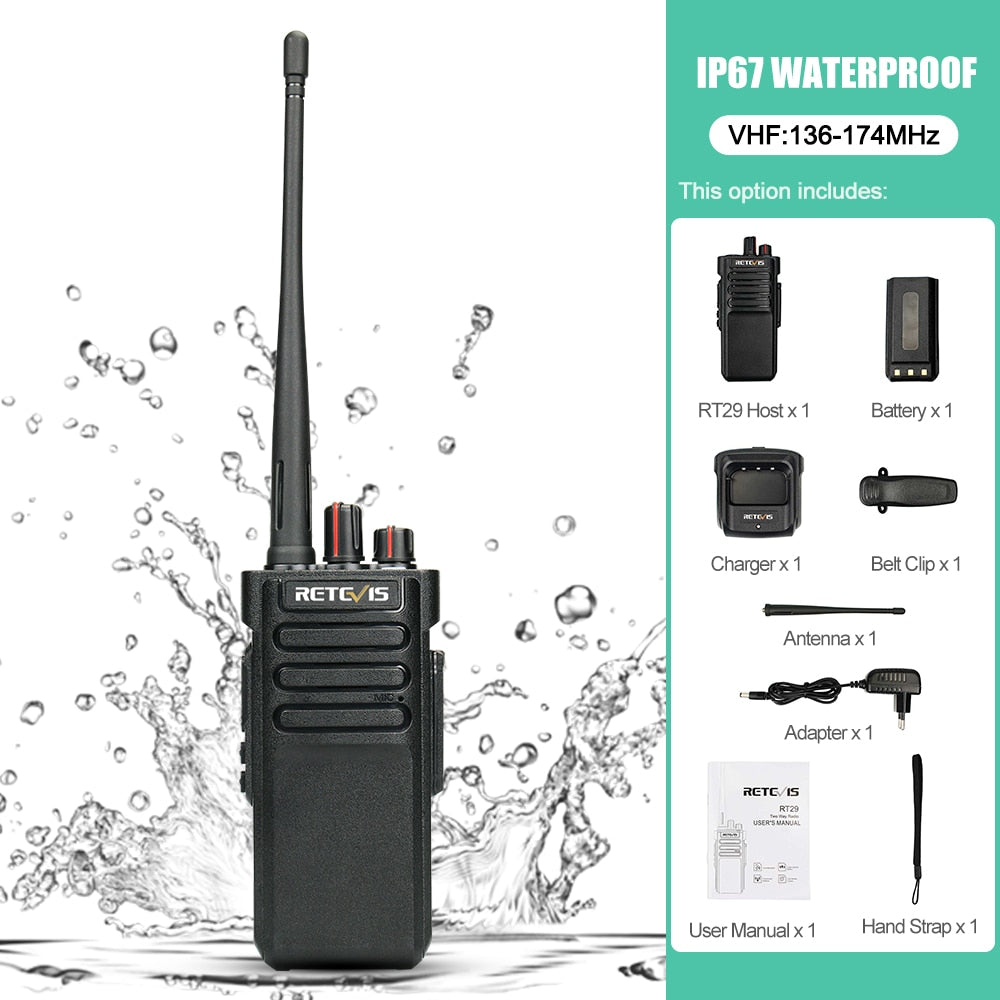 RETEVIS RT29 10W Radio Receiver Long Range (IP67 Waterproof)