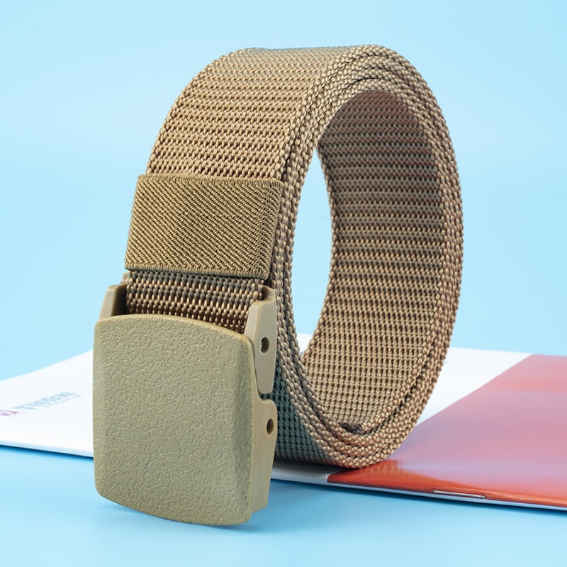 Cintura militare in nylon con fibbia automatica