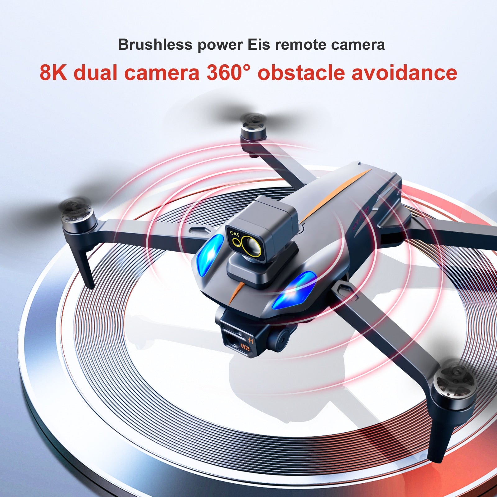 GPS Drone 4K Évitement d'obstacles professionnel 8K