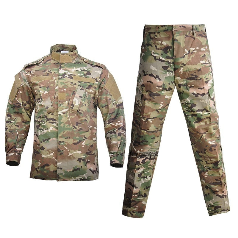 Tactical Uniform Shirt + Pants Camo Camouflage