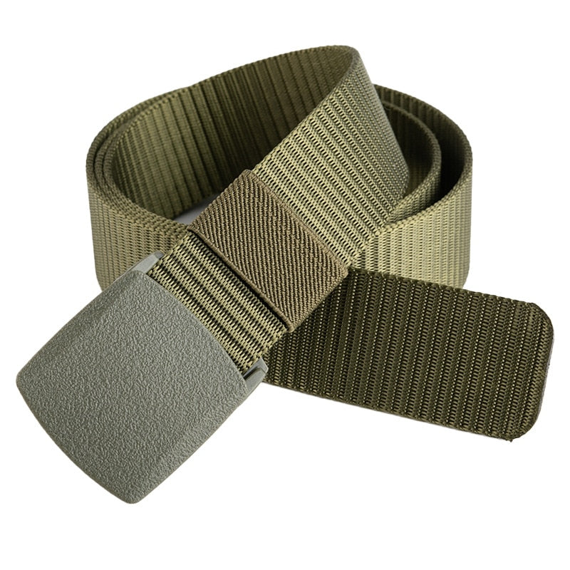 Cintura militare in nylon con fibbia automatica