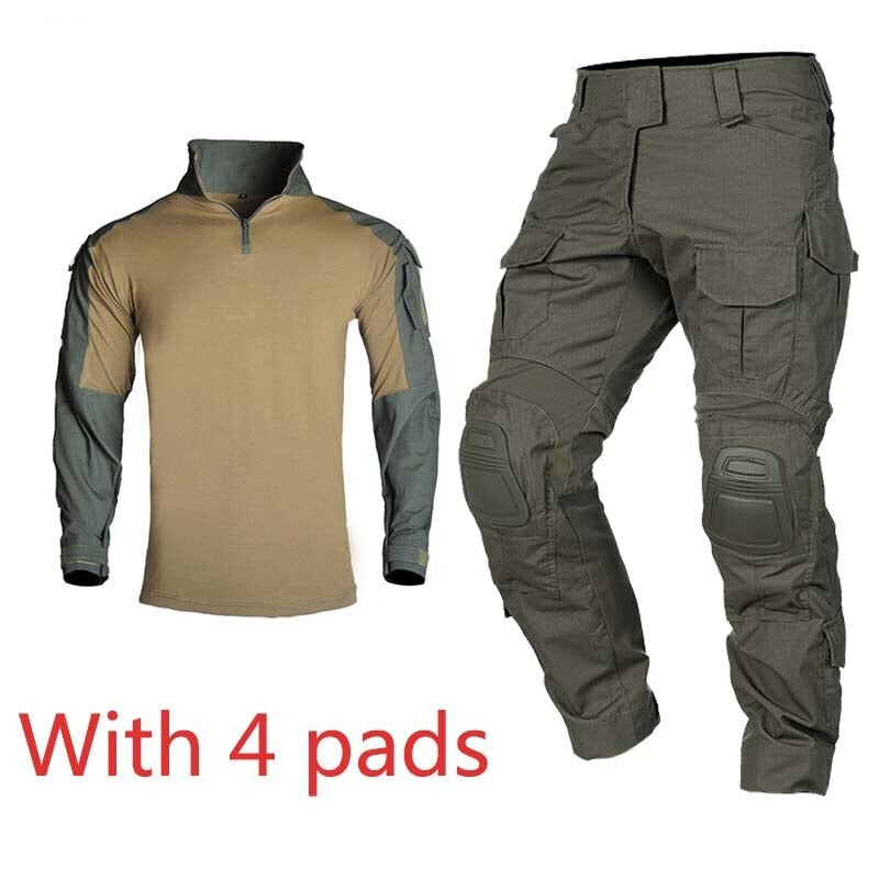 Uniforme Camouflage Militaire & Pantalon Multicam poches Cargo